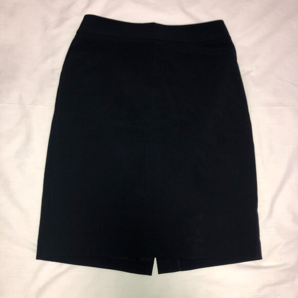 DARK navy Ann Taylor Size 2 Pencil Skirt NWT. Professional - Picture 1 of 7